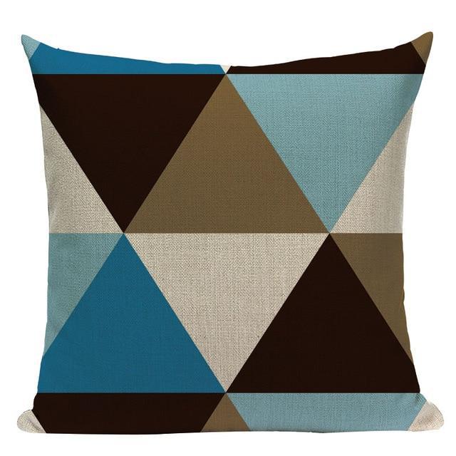 Coussin Kaki et Noir | Housse Déco