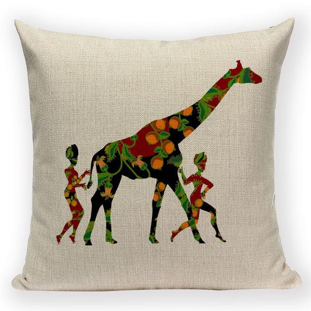 Coussin Ethnique Multicolore | Housse Déco