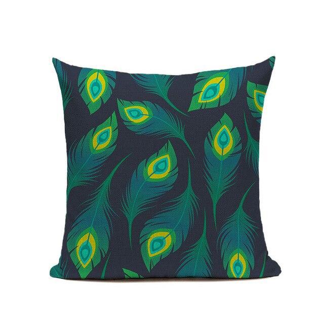 Coussin Oiseau Bleu | Housse Déco