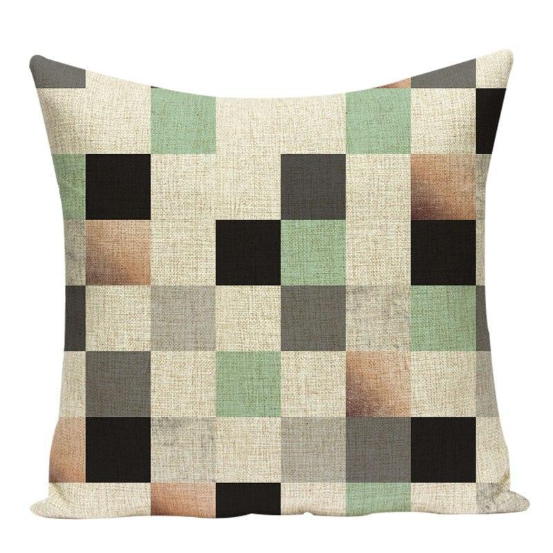 Coussin Vert Design | Housse Déco