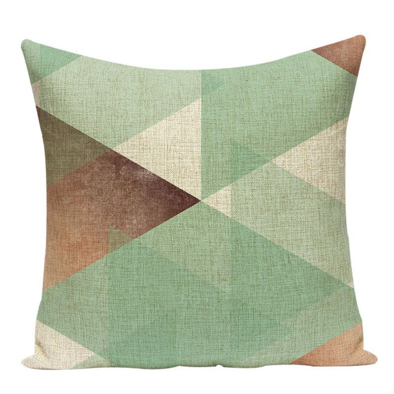 Coussin Scandinave Bleu Vert d'Eau | Housse Déco