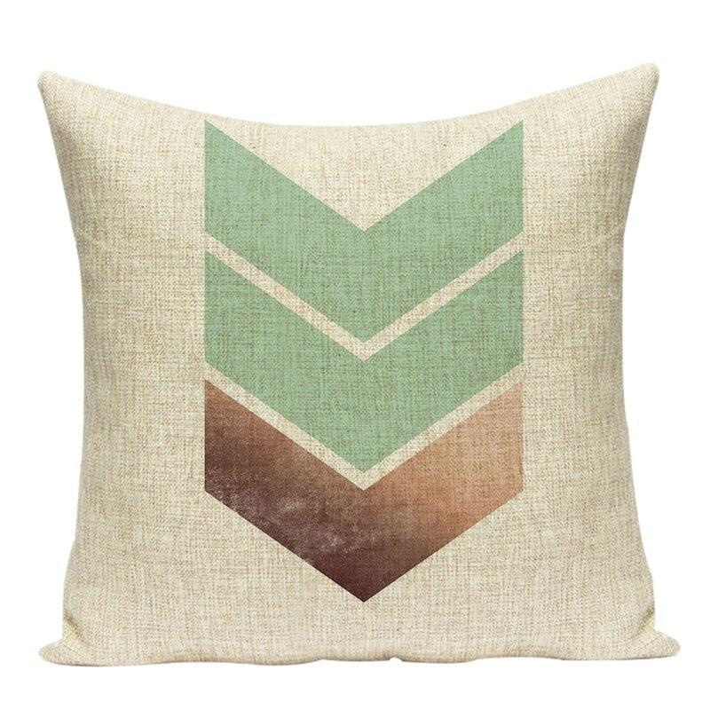 Coussin Motif Vert | Housse Déco