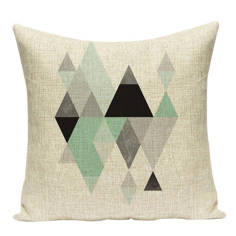 Coussin avec Losange | Housse Déco