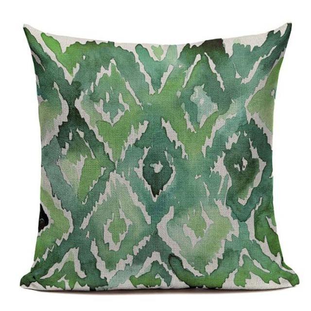 Coussin Imprimé Exotique | Housse Déco