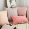 Coussin Velours Rose