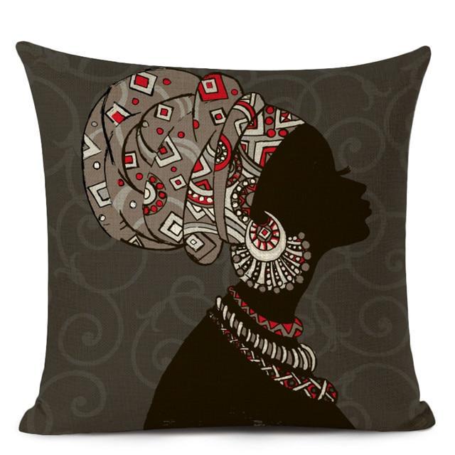 Coussin Ethnique Africain | Housse Déco