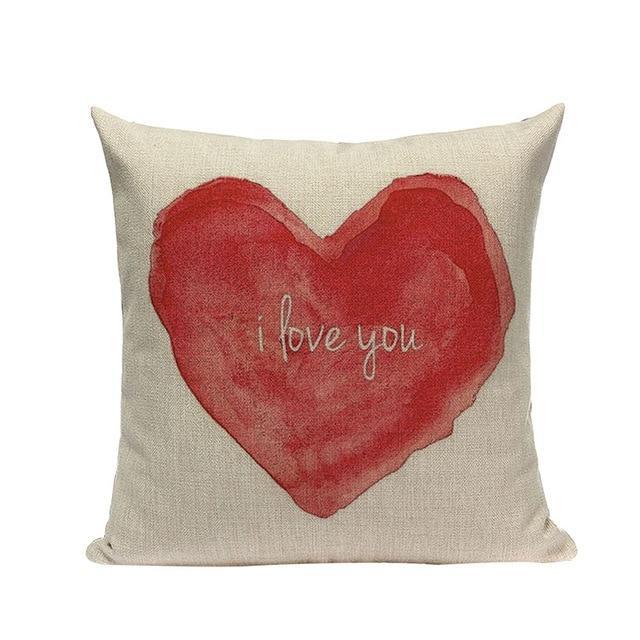 Coussin Coeur Je T'aime