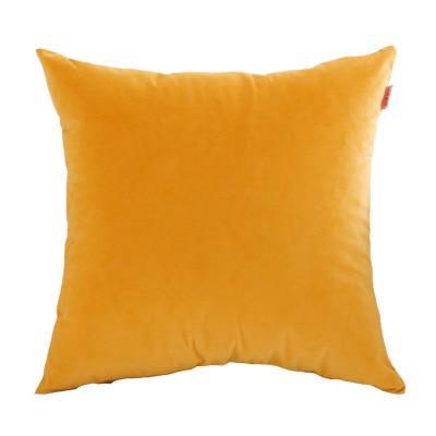 Coussin Velours Jaune Moutarde