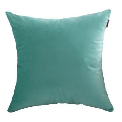 Coussin Velours Turquoise