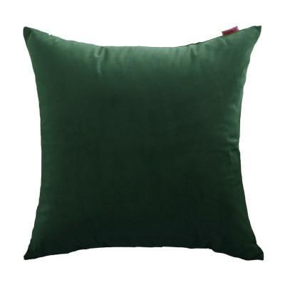 Coussin Velours Vert Anglais