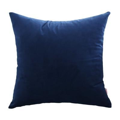 Coussin Velours Bleu Marine