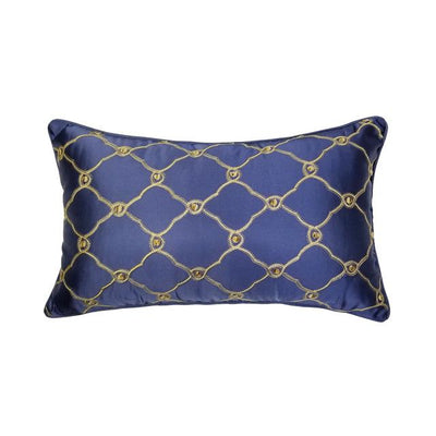 Coussin Bleu Nuit Or