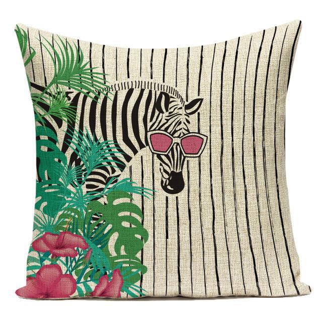 Coussin Zebre Housse