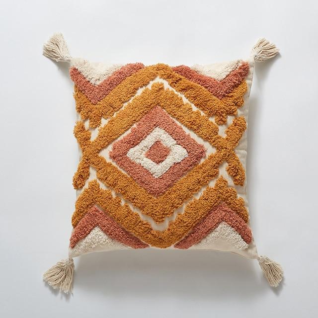 Coussin Berbère avec Pompons