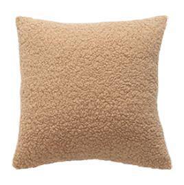 Coussin Fausse Fourrure Camel