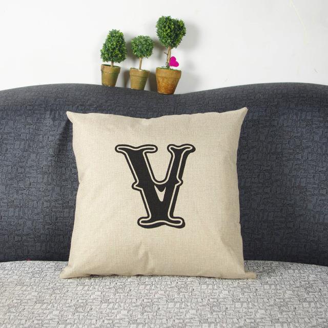 Coussin Love Noir et Blanc | Housse Déco