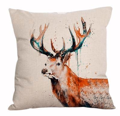 Coussin Tête de Cerf 3D