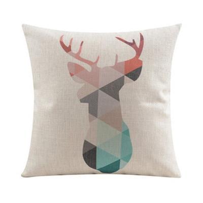housse de coussin cerf