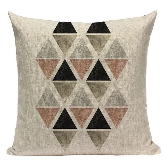 Coussin Graphique rose | Housse Déco