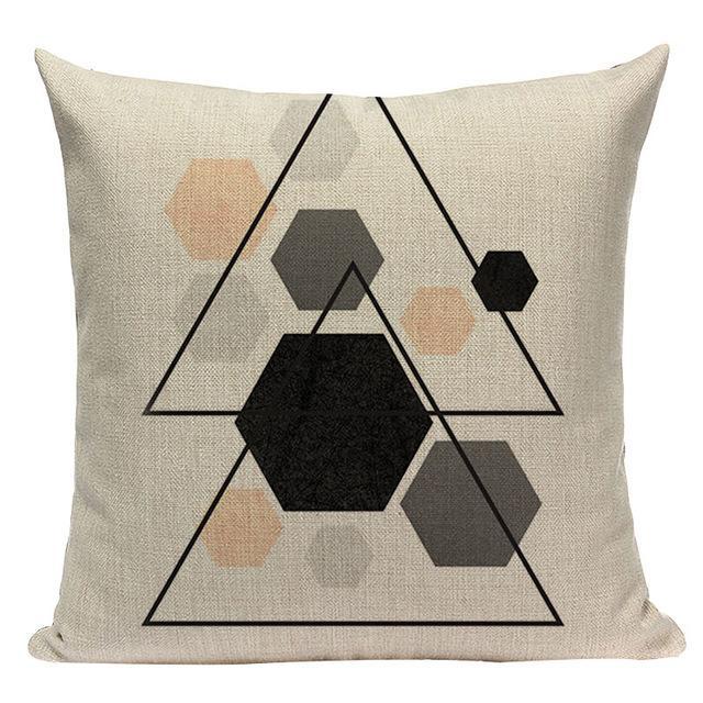 Coussin Canapé Graphique | Housse Déco
