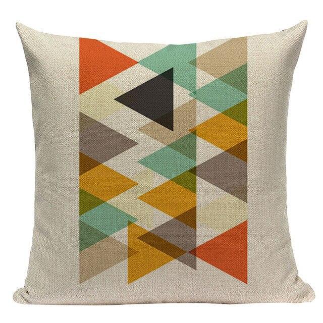 Housse Coussin Motif Graphique | Housse Déco