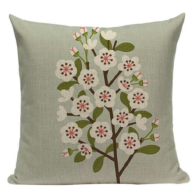 Coussin Fleurs Vintage | Housse Déco