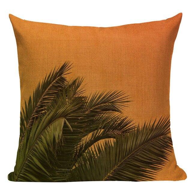 Coussin Jardin Orange | Housse Déco