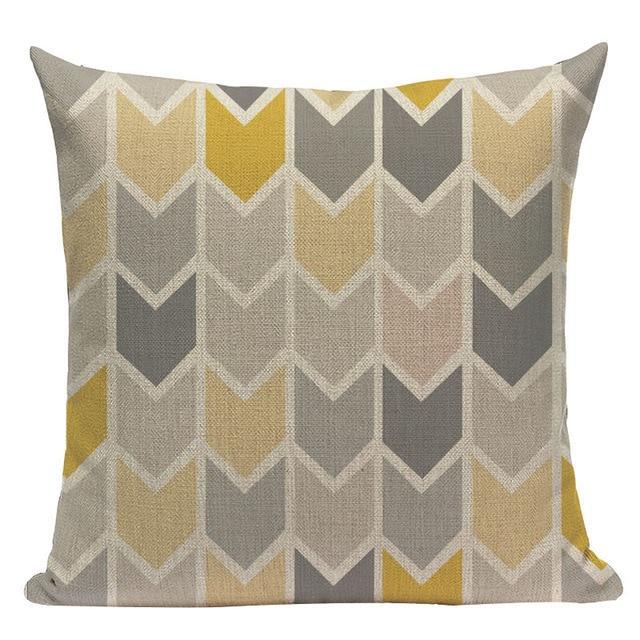 Coussin Jaune Moutarde Foncé | Housse Déco