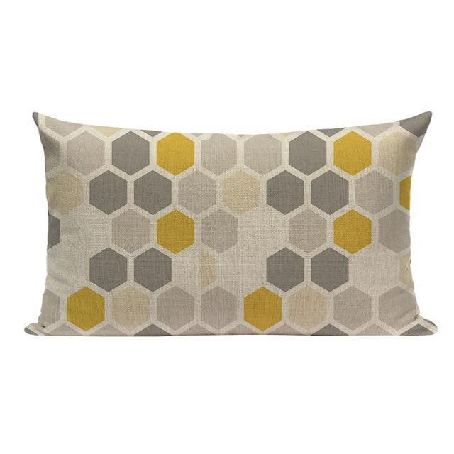 Coussin Jaune Moutarde Pale | Housse Déco