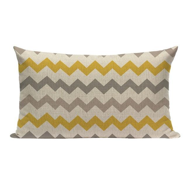 Coussin Deco Jaune Moutarde | Housse Déco