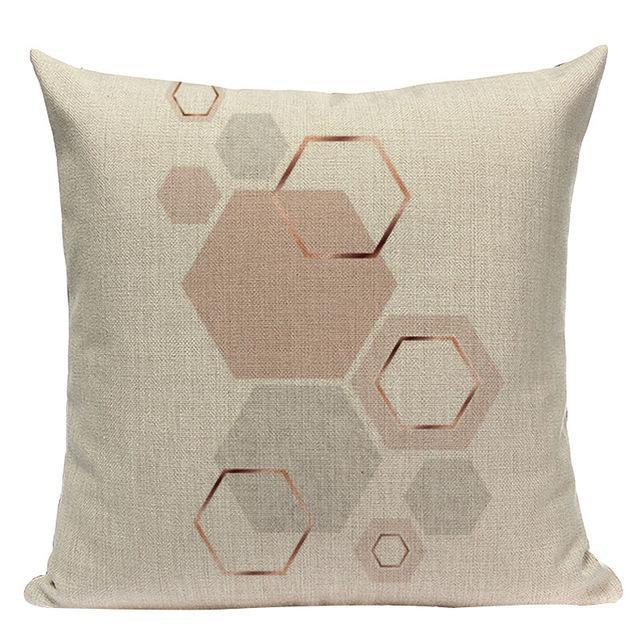 Housse Coussin Rose Pale
