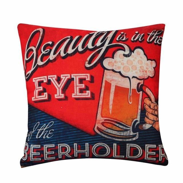 Coussin Vintage Rouge | Housse Déco