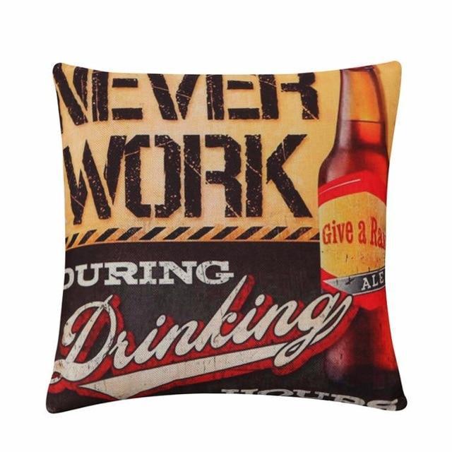 Coussin Style Année 70 | Housse Déco