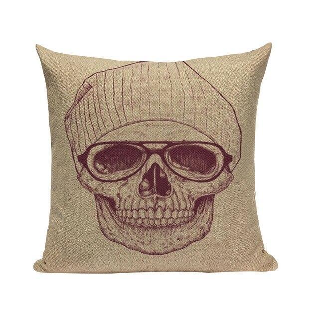 Coussin Tête de Mort Crâne Original