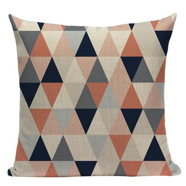 Coussin Triangle Rose