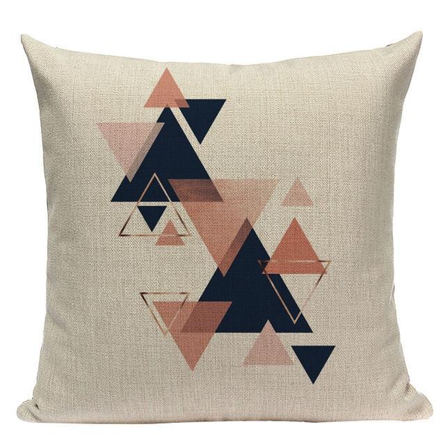 Coussin avec Triangle | Housse Déco