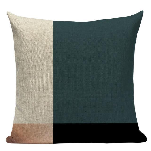 Coussin Bleu Pétrole | Housse Déco