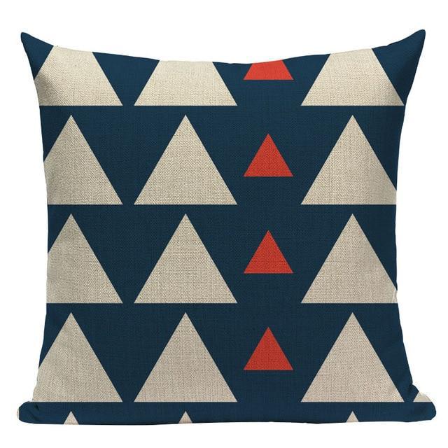 Coussin Scandinave Bleu Roi | Housse Déco