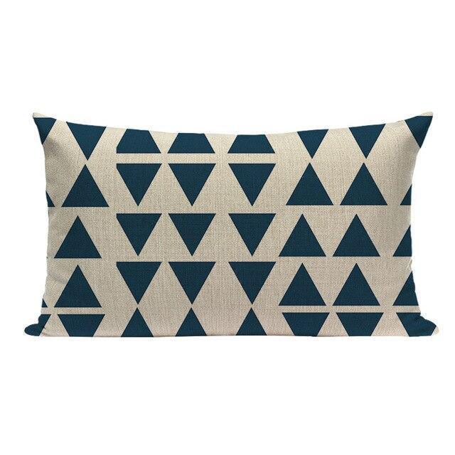 Coussin Canapé Bleu | Housse Déco