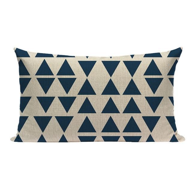 Coussin Scandinave Bleu Foncé | Housse Déco