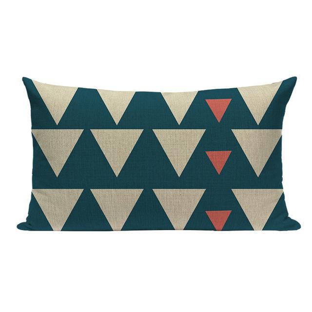 Coussin Scandinave Bleu Canard | Housse Déco