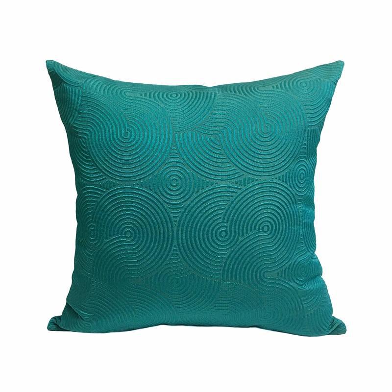 Coussin Bleu Vert | Housse Déco