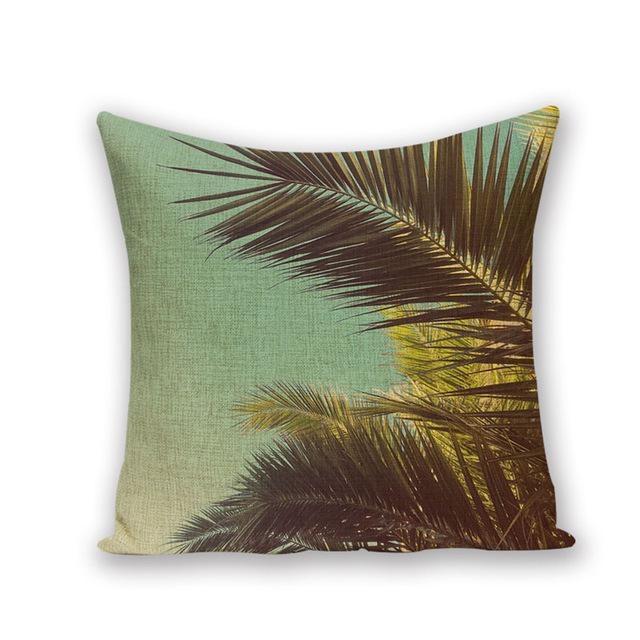 Housse coussin Palmier | Housse Déco