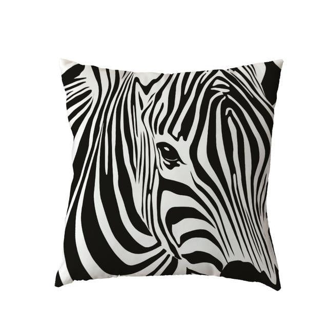 Coussin Tête de Zèbre