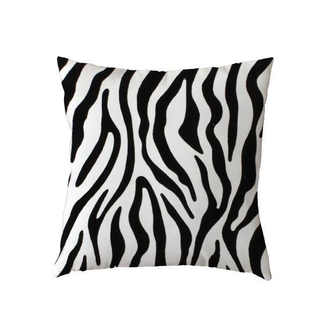 Coussin Motif Zebre