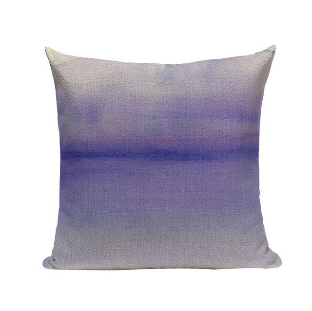 Housse Coussin Vague Violet