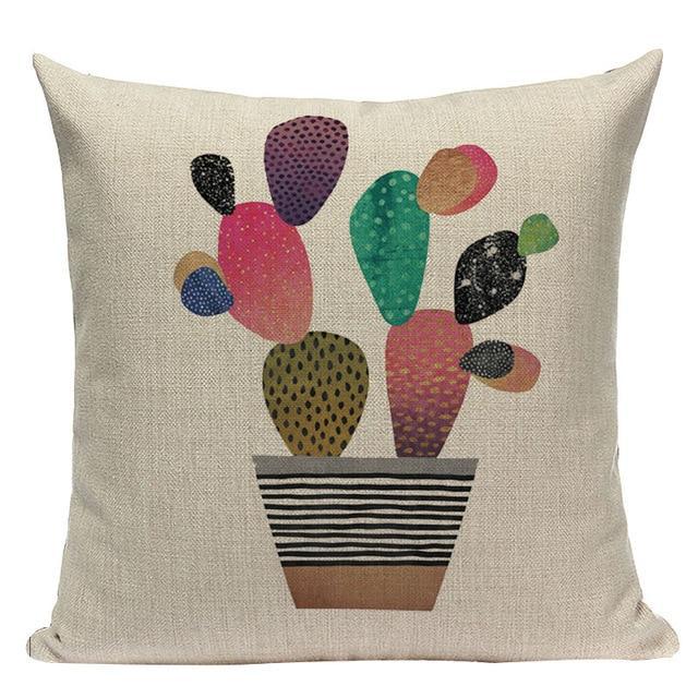 Coussin Forme Cactus | Housse Déco