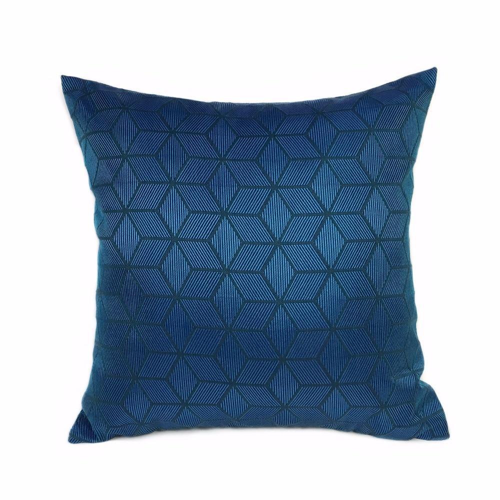 Coussin Bleu Électrique | Housse Déco