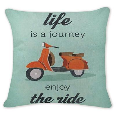 Housse de Coussin Vintage Bleu | Housse Déco