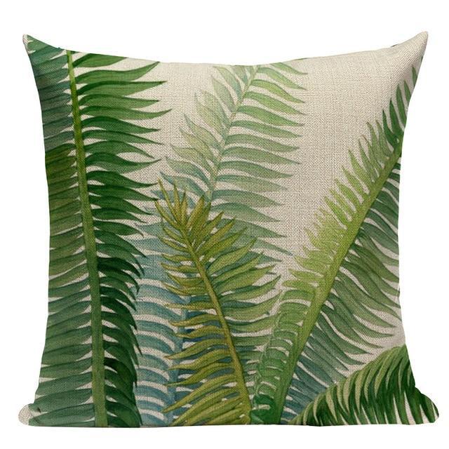 Coussin Motif Tropical Pas cher | Housse Déco